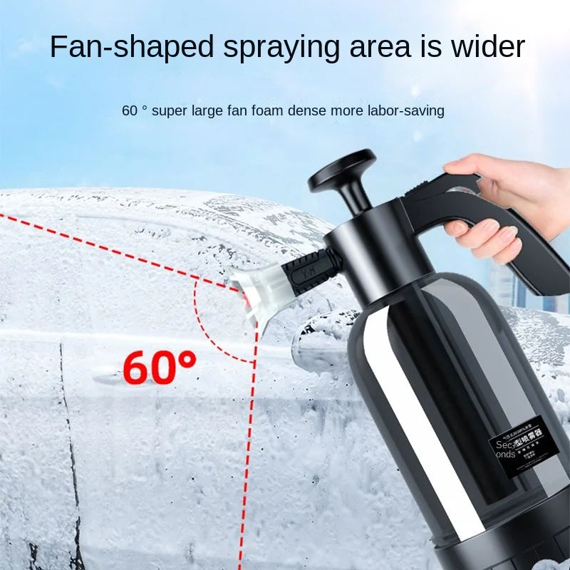 Hand Pump Foam Sprayer with 3 Types of Nozzle Hand Pneumatic Foam